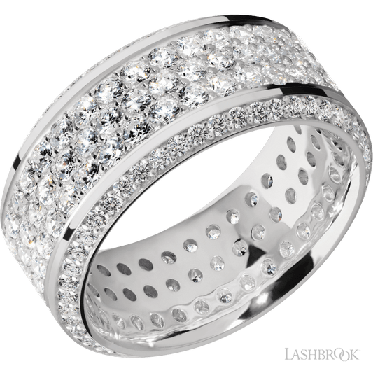 14K White Gold with Polish , Polish Finish