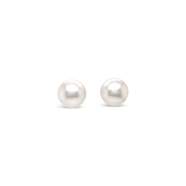 18K Yellow Gold South Sea Pearl Studs (10-11MM)