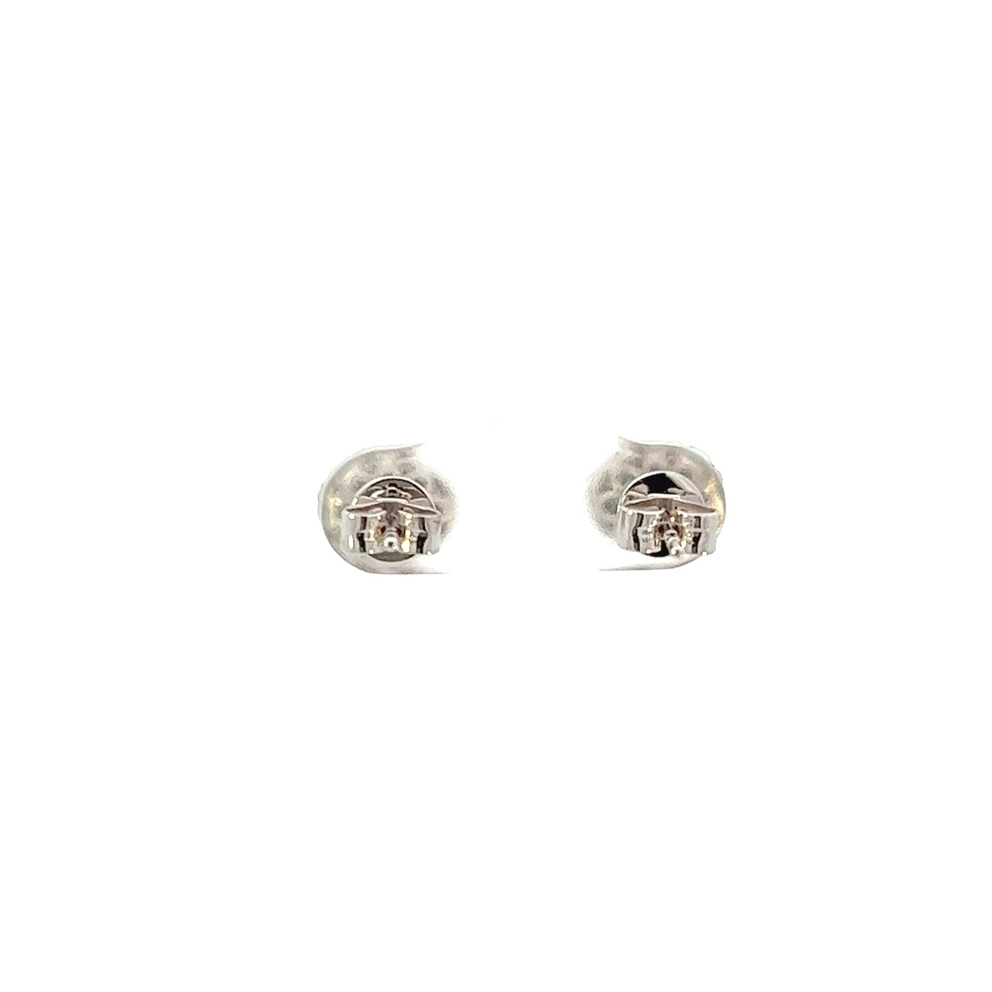 14K White Gold Swiss Blue Topaz And Diamond Halo Stud Earrings ( 1.38ctw) 
