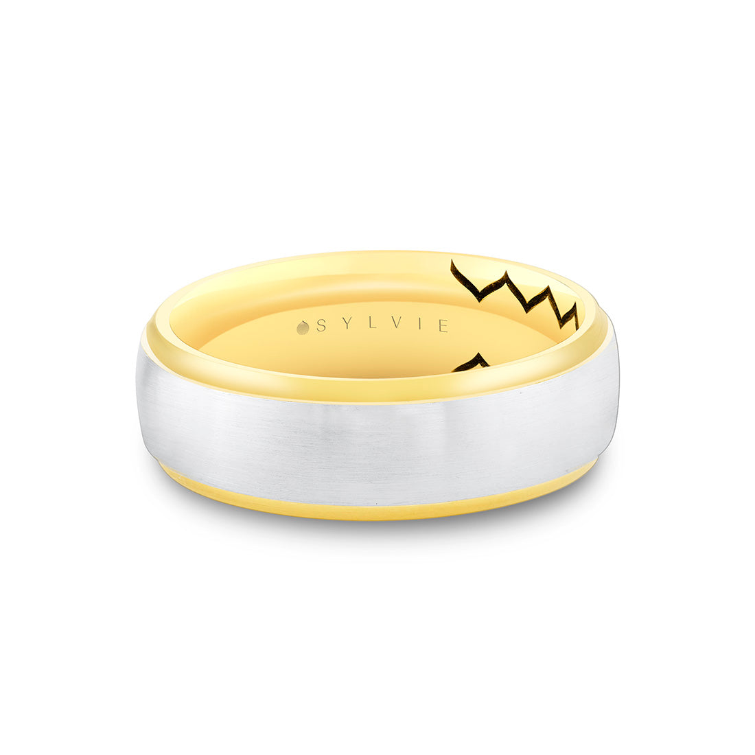 Shell Ascend Two Tone Brushed Mens Band - Parker