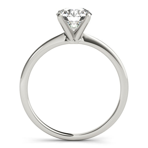 14K White Gold Round Brilliant Diamond Solitaire (2ctw)