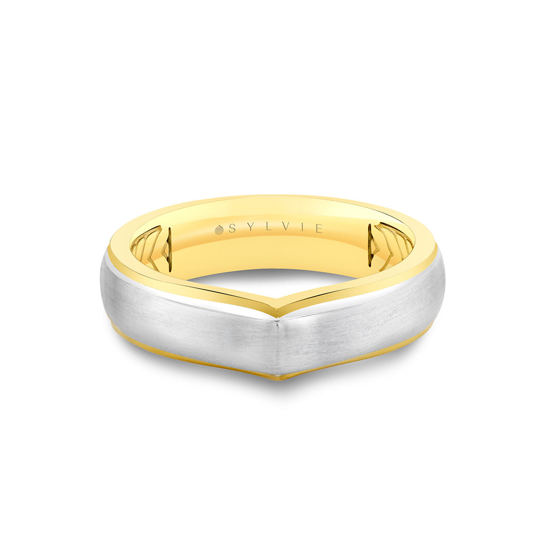 Shell Iconelle Two Tone Brushed Mens Band - Colin