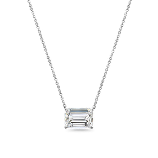 Clarity Diamond™ Signature GIA Certified Lab Grown Emerald Diamond Pendant
