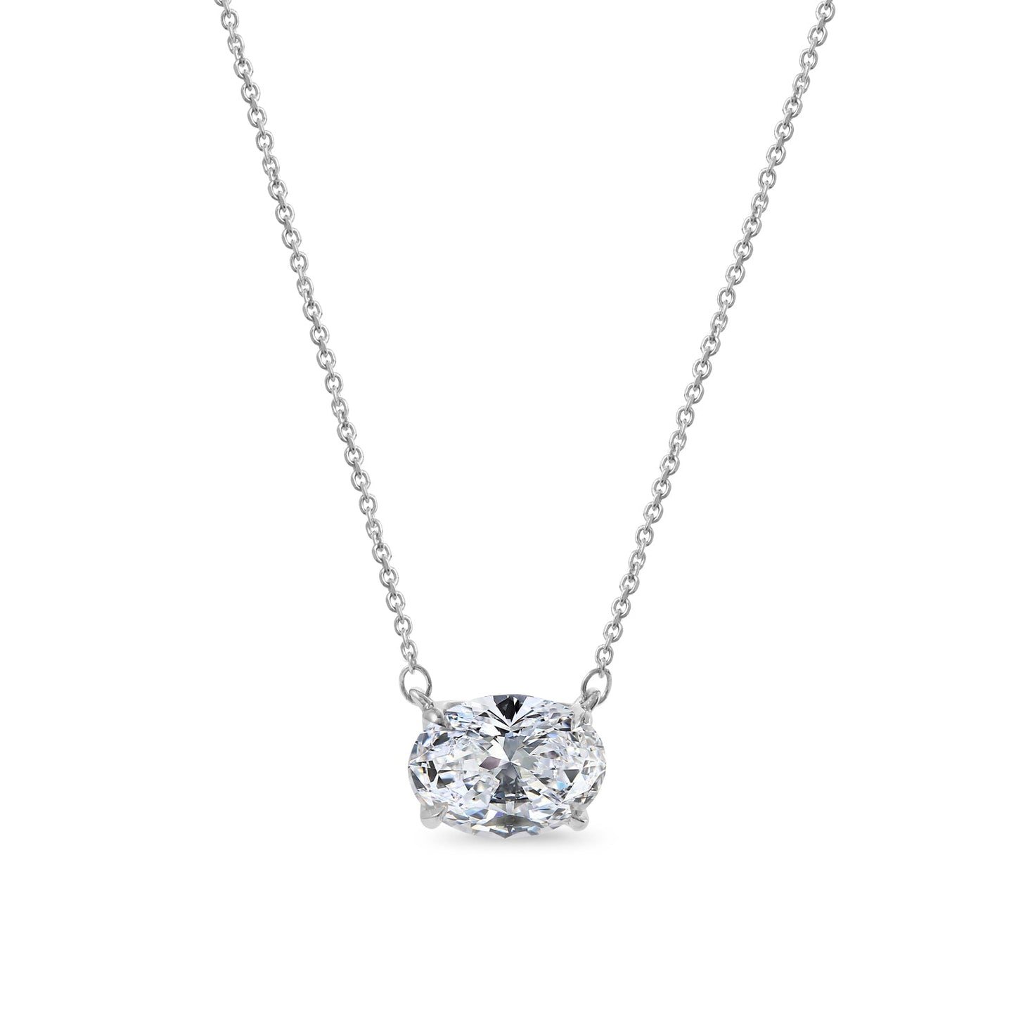 Clarity Diamond™ Signature GIA Certified Lab Grown Oval Diamond Pendant