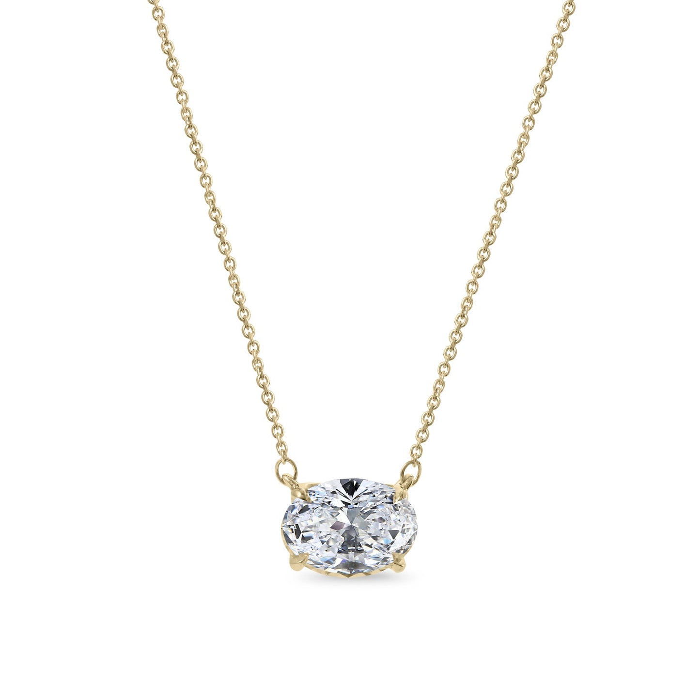 Clarity Diamond™ Signature GIA Certified Lab Grown Oval Diamond Pendant