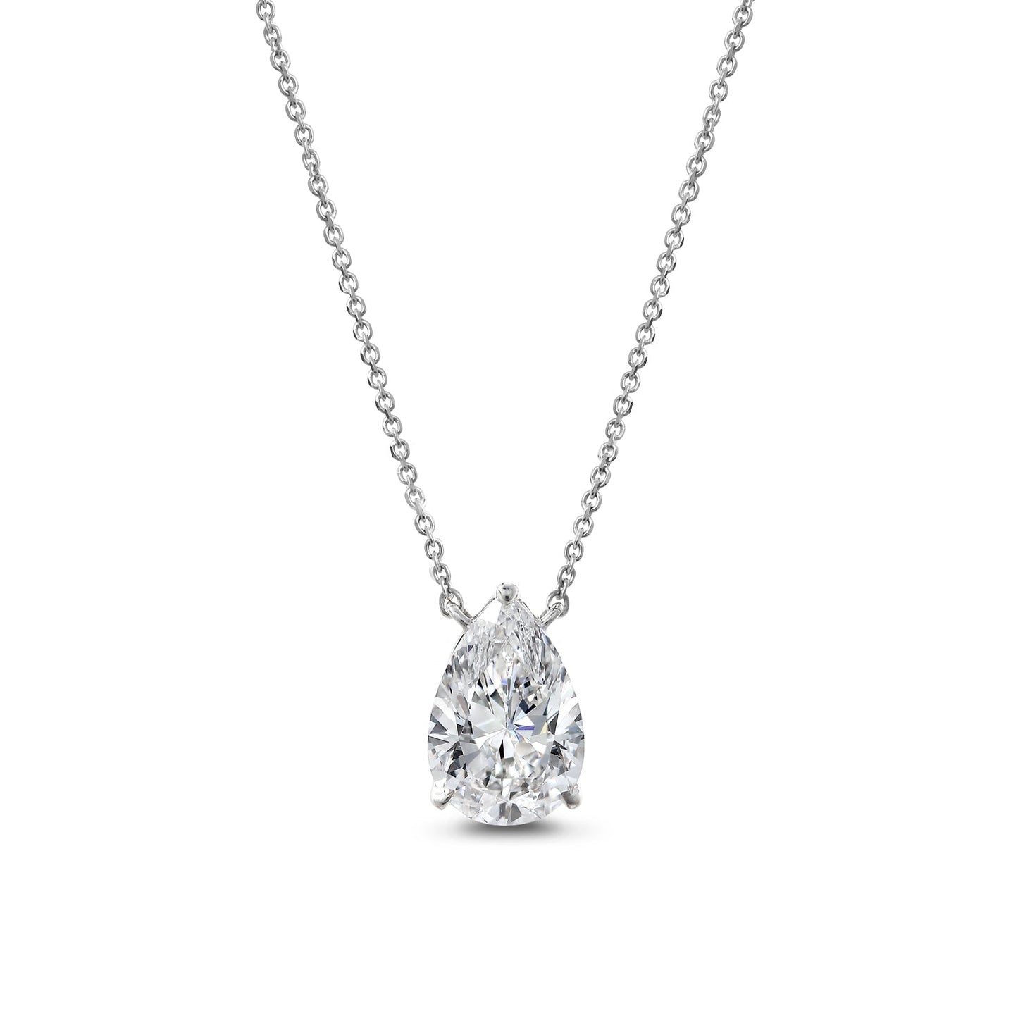 Clarity Diamond™ Signature GIA Certified Lab Grown Pear Diamond Pendant