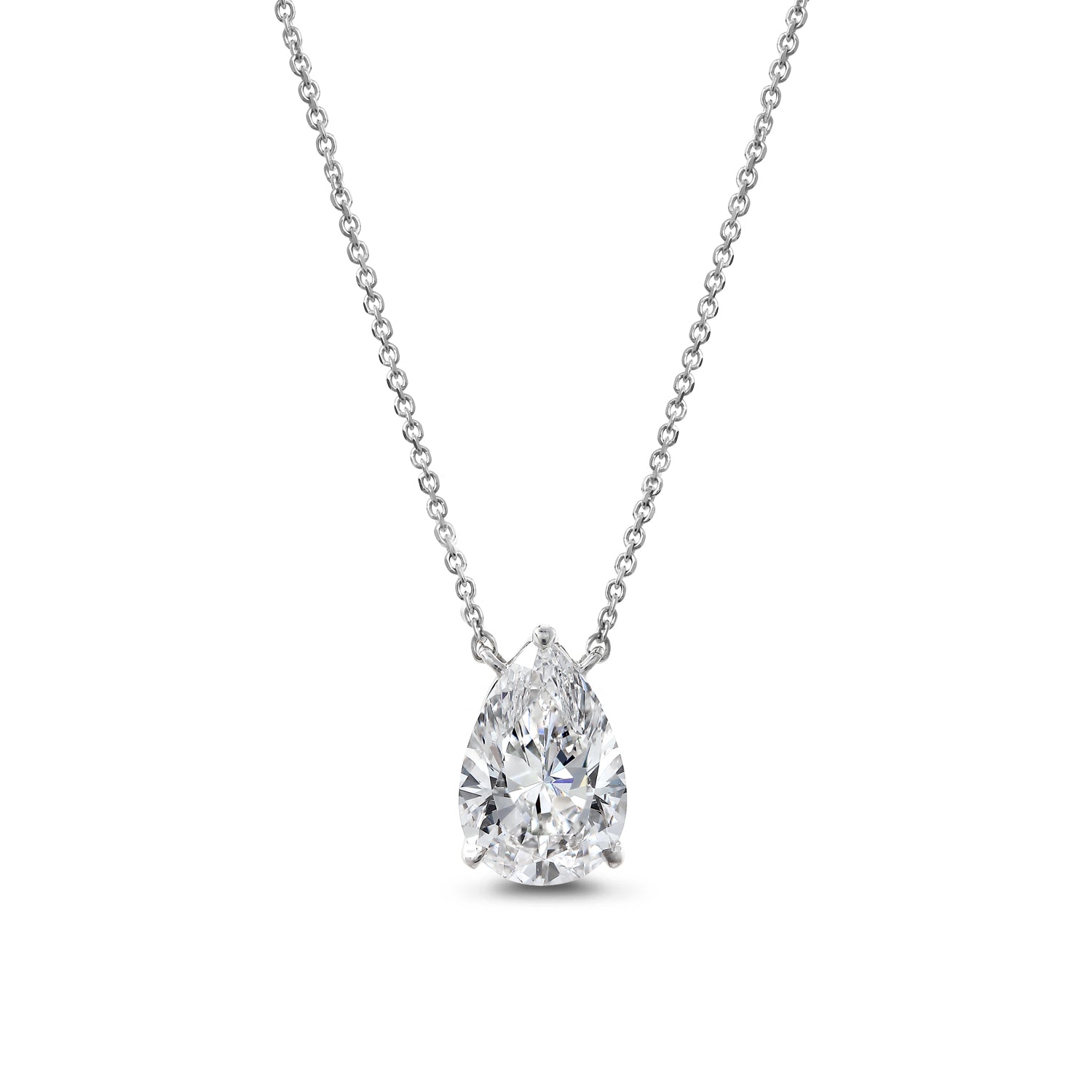 Clarity Diamond™ Signature GIA Certified Lab Grown Pear Diamond Pendant