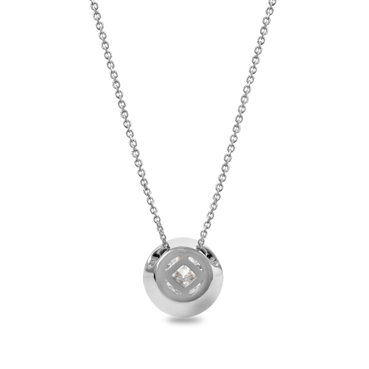 Clarity Diamond™ 3.00ct Lab Grown Round Diamond Pocket Watch Pendant