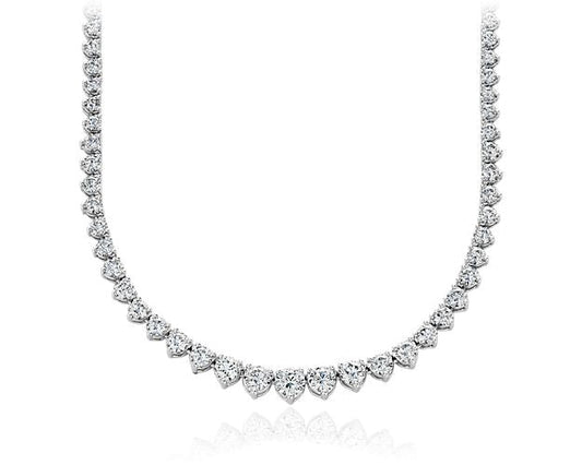 Graduated Diamond Tennis Necklace