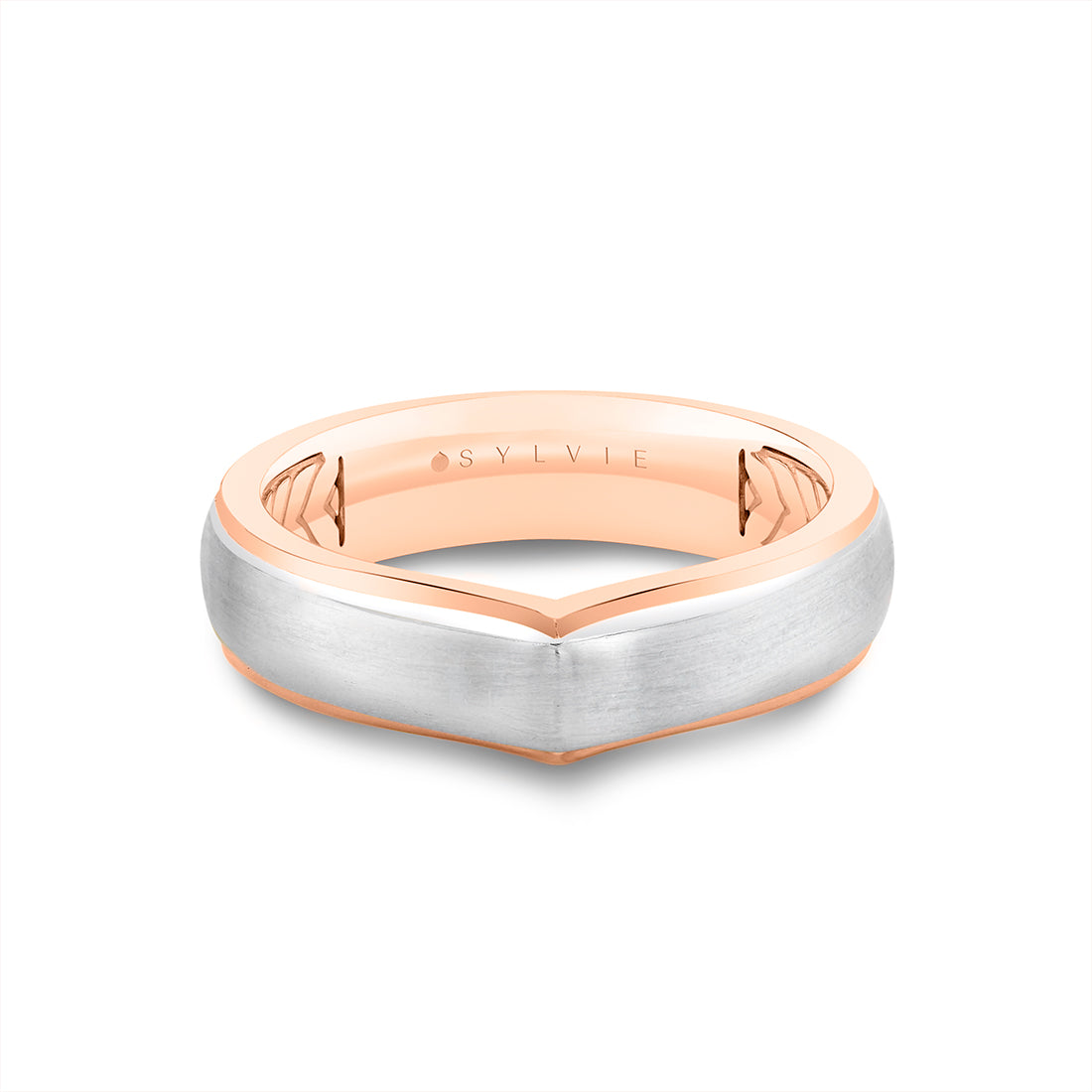 Shell Iconelle Two Tone Brushed Mens Band - Colin