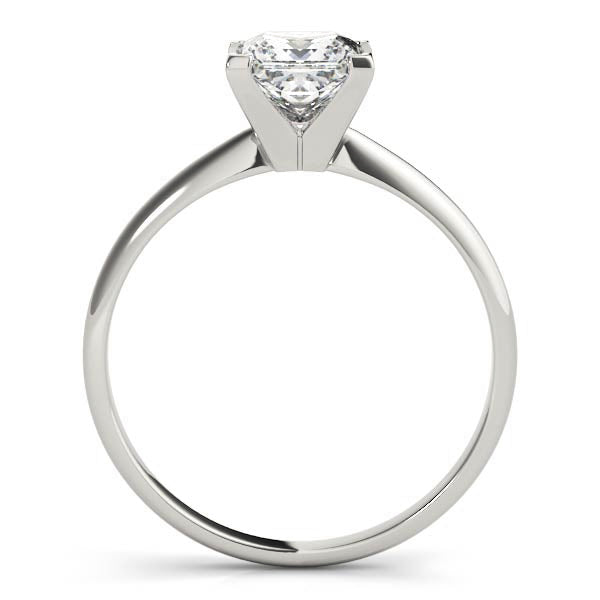 14K White Gold Princess Cut Diamond Solitiare (1ctw) 