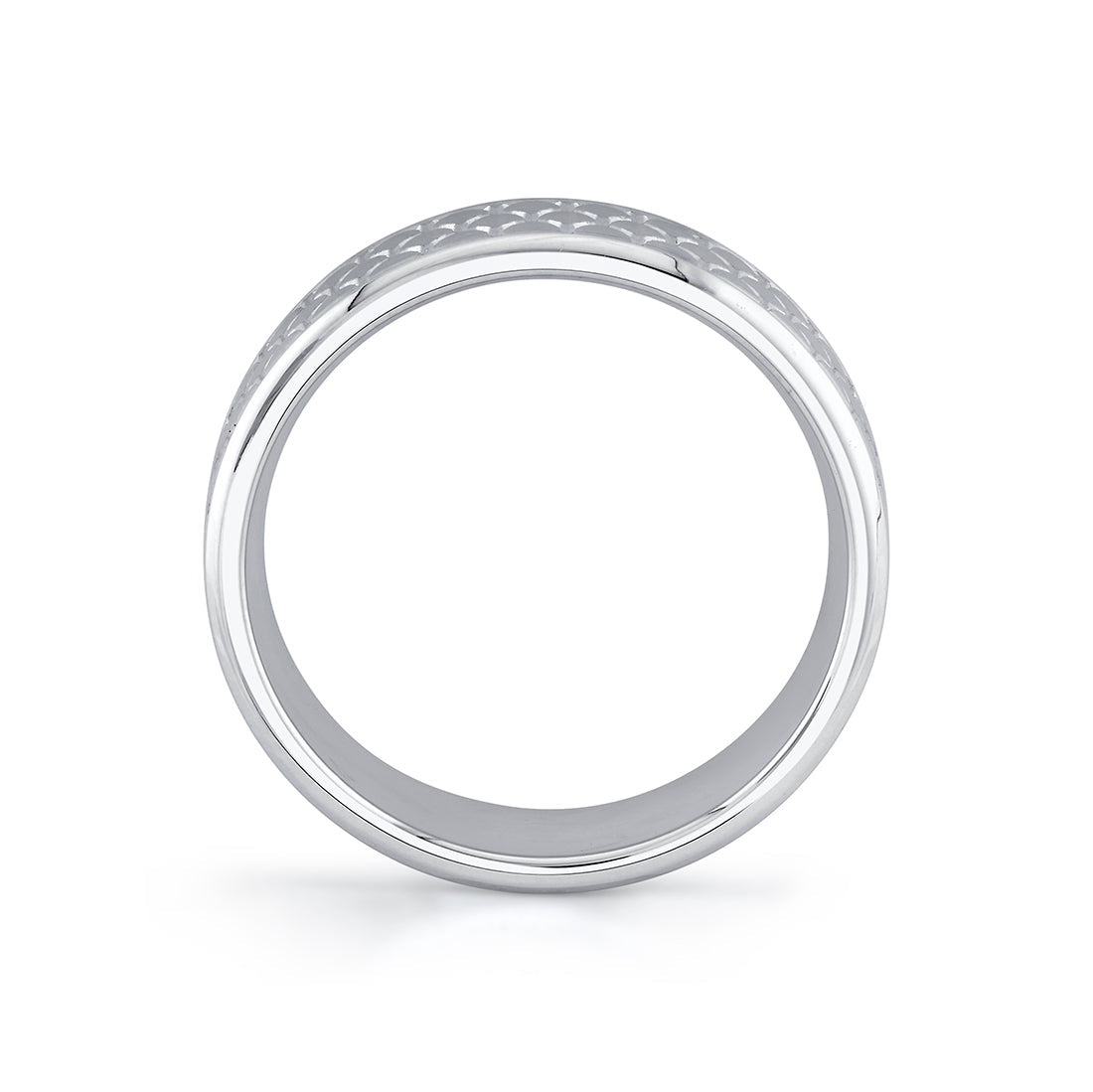 Heritage Engraved Mens Band - Ivan