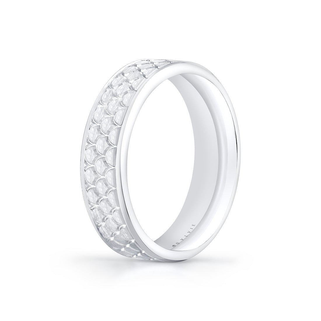 Heritage Engraved Mens Band - Ivan