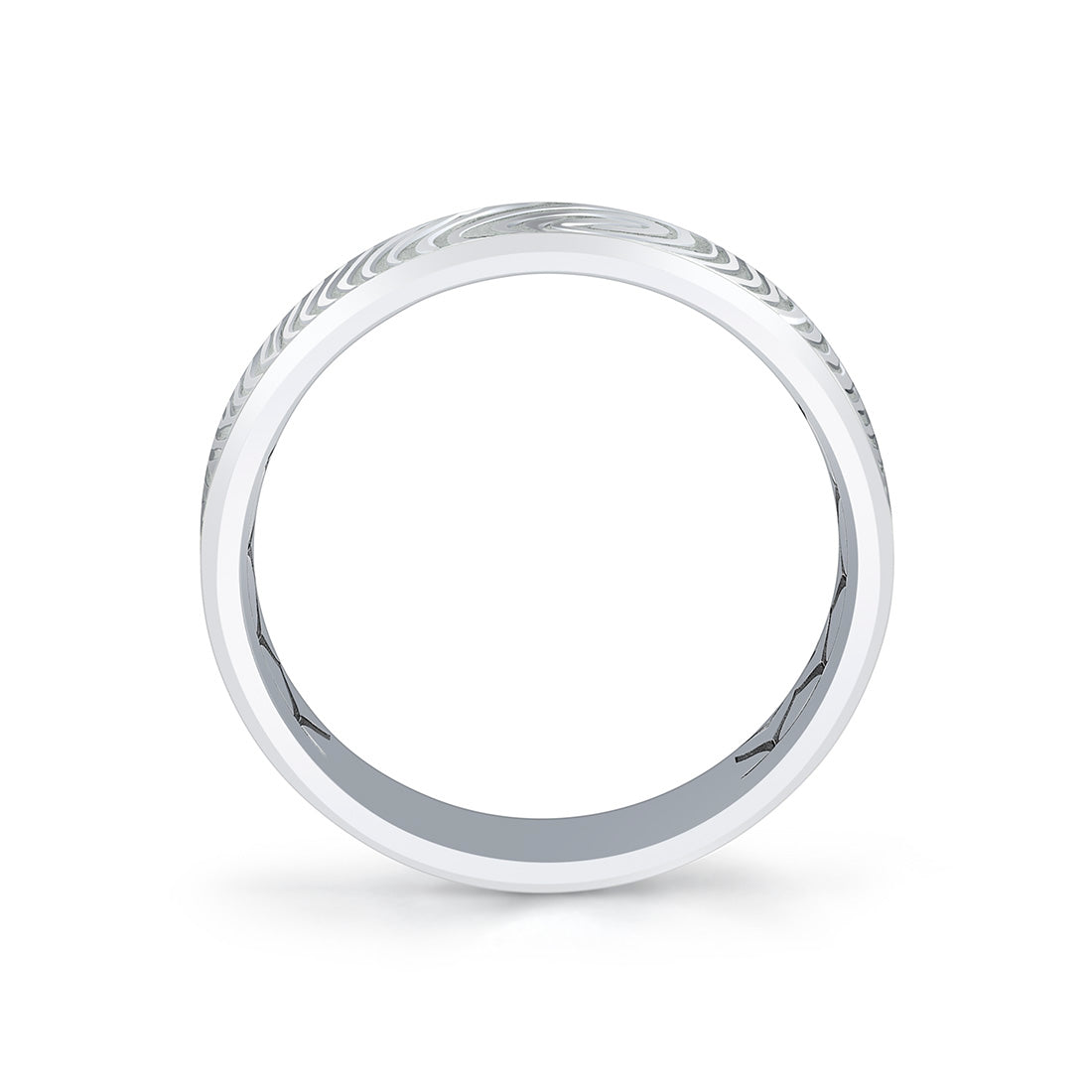 Shell Ascend Two Tone Fingerprint Mens Band - Montgomery