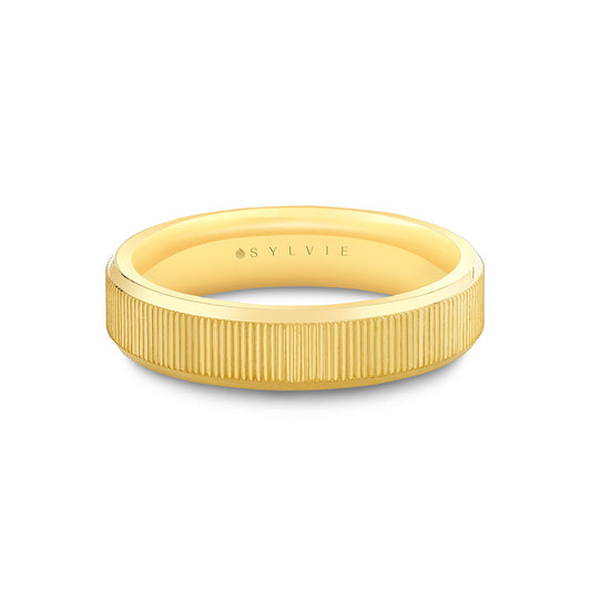 Heritage Engraved Mens Band - York
