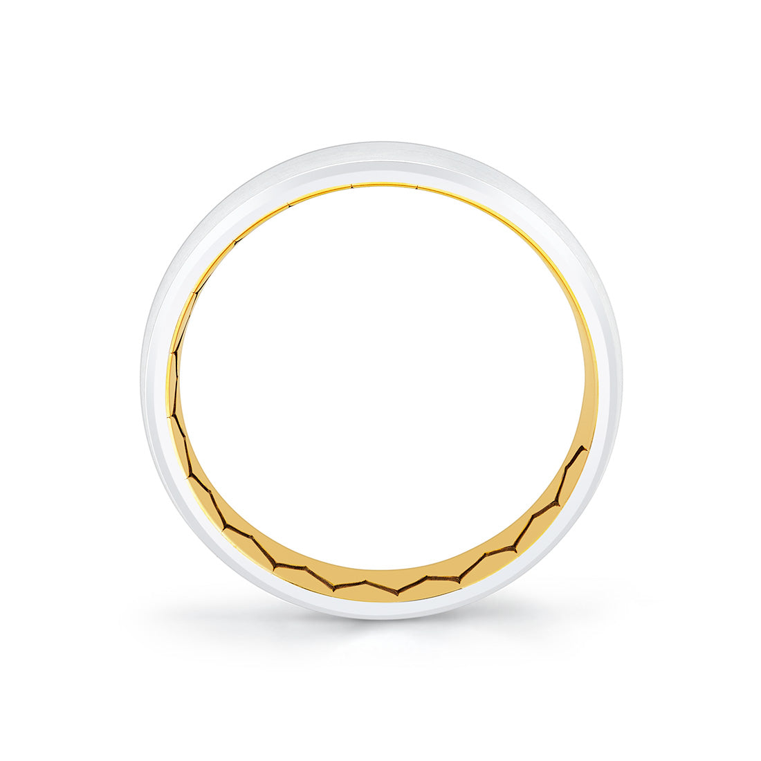 Shell Ascend Two Tone Brushed Mens Band - Oliver