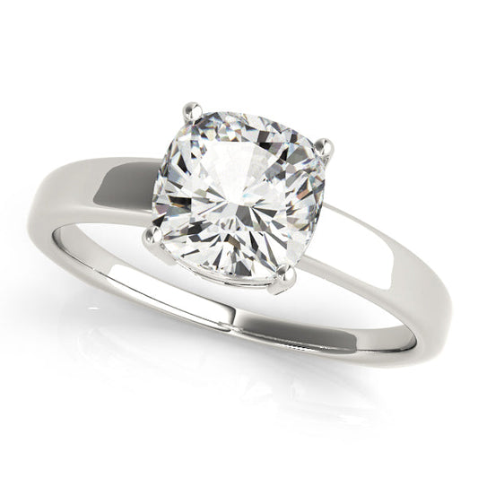 14K White Gold Ella Solitaire 